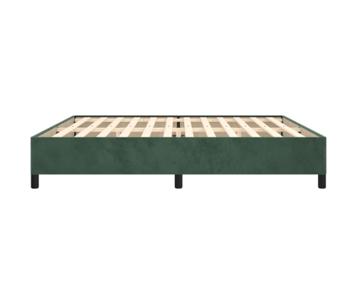 vidaXL Estructura de cama de terciopelo verde 200x200 cm