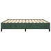 vidaXL Estructura de cama de terciopelo verde 200x200 cm