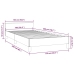 Estructura de cama sin colchón tela gris taupe 100x200 cm