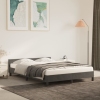 vidaXL Estructura cama con cabecero terciopelo gris oscuro 140x200 cm