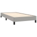 vidaXL Estructura de cama individual de tela gris claro 90x190 cm