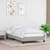 vidaXL Estructura de cama individual de tela gris claro 90x190 cm