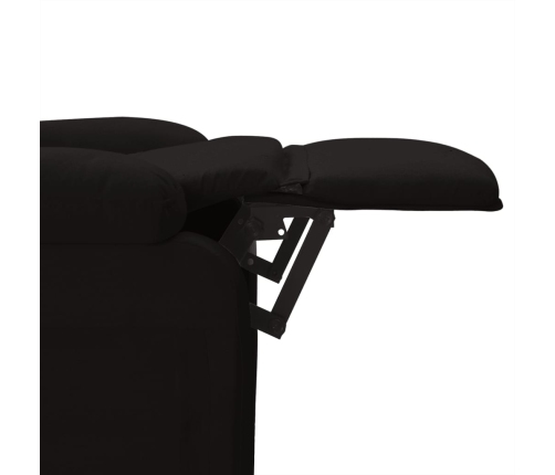 Sillón elevable tela negro