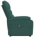 Sillón elevable tela verde oscuro