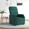 Sillón elevable tela verde oscuro