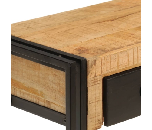 Mesa consola madera maciza de mango 110x30x76 cm