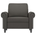 vidaXL Sillón de terciopelo gris oscuro 60 cm