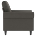 vidaXL Sillón de terciopelo gris oscuro 60 cm