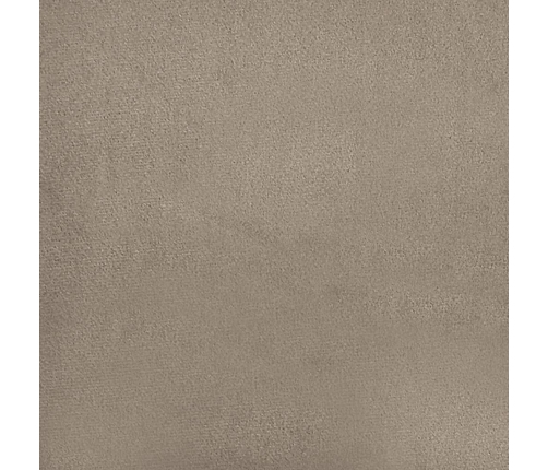 Reposapiés tela de microfibra gris taupe 60x50x41 cm