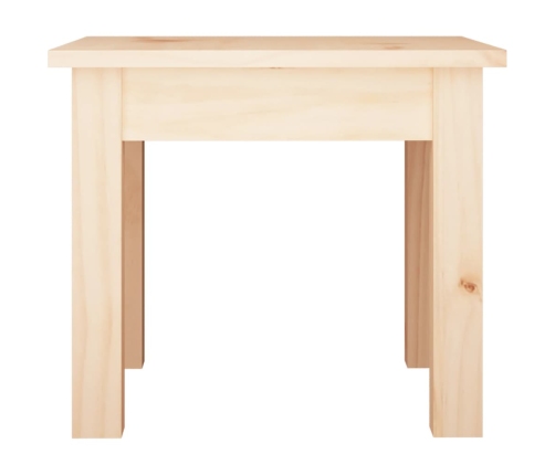 Mesa de centro de madera maciza de pino 35x35x30 cm