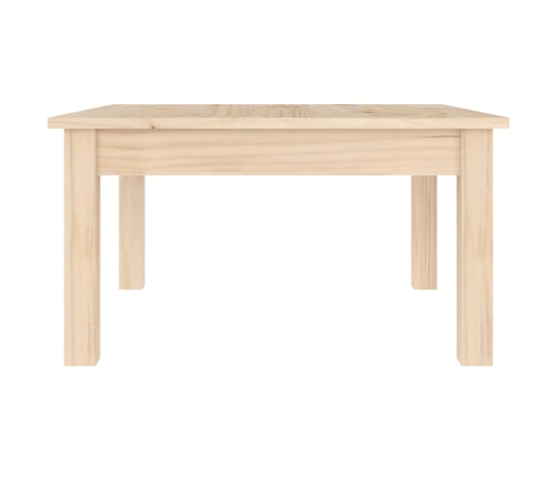 Mesa de centro de madera maciza de pino 55x55x30 cm