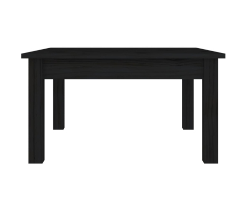 Mesa de centro de madera maciza de pino negro 55x55x30 cm