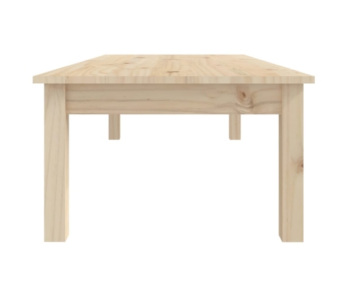 Mesa de centro de madera maciza de pino 110x50x30 cm