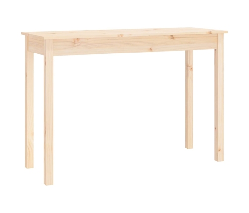 Mesa consola madera maciza de pino 110x40x75 cm