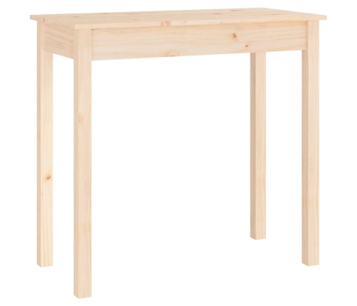 Mesa consola madera maciza de pino 80x40x75 cm