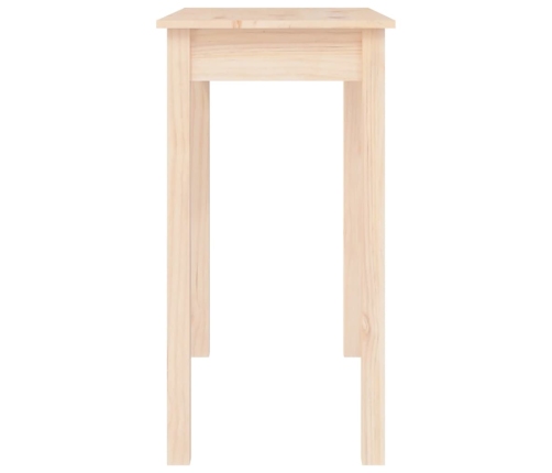 Mesa consola madera maciza de pino 80x40x75 cm