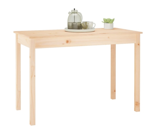 Mesa de comedor madera maciza de pino 110x55x75 cm