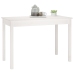 Mesa de comedor madera maciza de pino blanca 110x55x75 cm