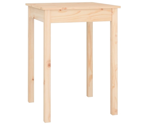 Mesa de comedor madera maciza de pino 55x55x75 cm