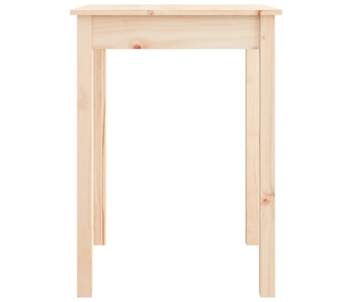 Mesa de comedor madera maciza de pino 55x55x75 cm