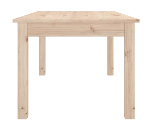 Mesa de centro de madera maciza de pino 80x50x40 cm