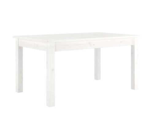 Mesa de centro de madera maciza de pino blanco 80x50x40 cm