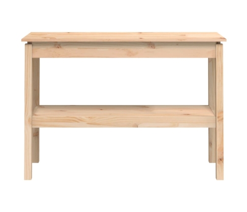 Mesa consola madera maciza de pino 110x40x75 cm