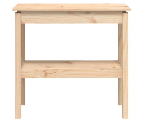 Mesa consola madera maciza de pino 80x40x75 cm