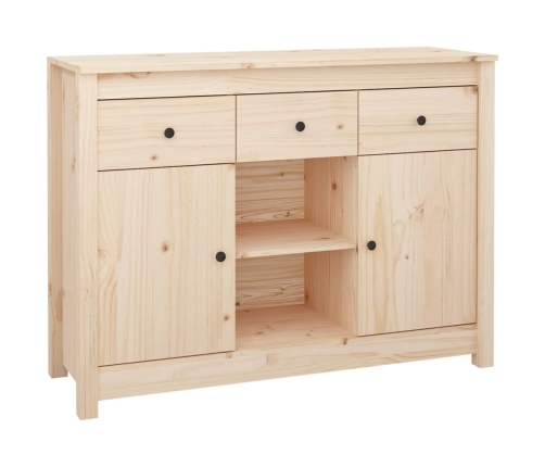 Aparador de madera maciza de pino 100x35x74,5 cm