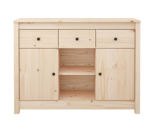 Aparador de madera maciza de pino 100x35x74,5 cm