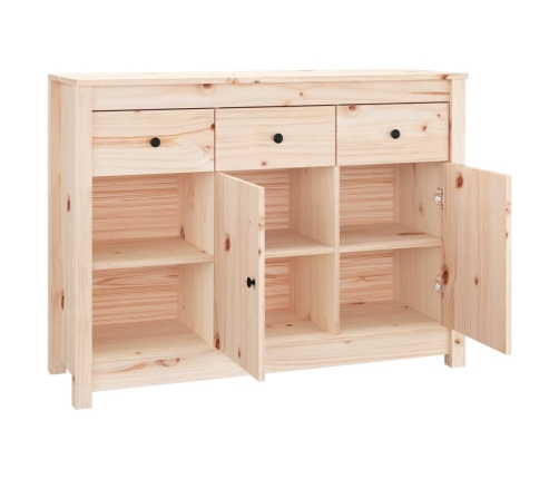 Aparador de madera maciza de pino 100x35x74 cm