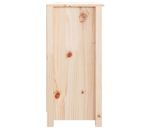 Aparador de madera maciza de pino 100x35x74 cm