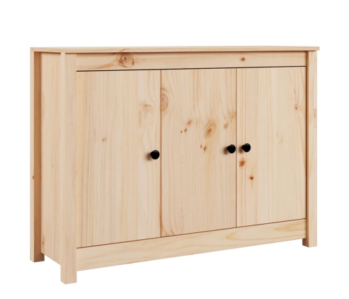 Aparador de madera maciza de pino 110x35x74 cm