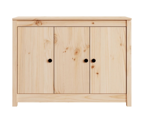 Aparador de madera maciza de pino 110x35x74 cm