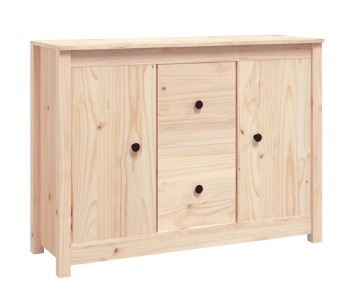 Aparador de madera maciza de pino 100x35x74 cm