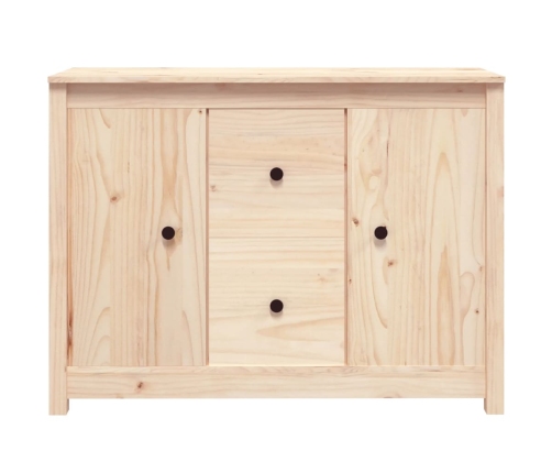 Aparador de madera maciza de pino 100x35x74 cm