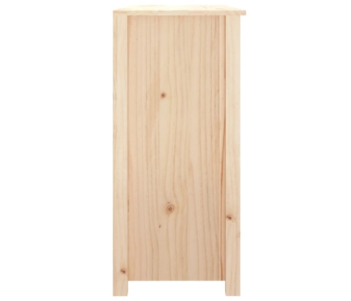 Aparador de madera maciza de pino 100x35x74 cm