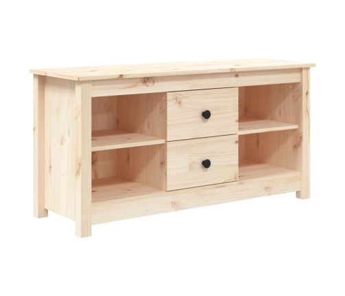 Mueble de TV de madera maciza de pino 103x36,5x52 cm