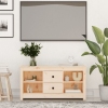 Mueble de TV de madera maciza de pino 103x36,5x52 cm