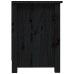 Mueble de TV de madera maciza de pino negro 103x36,5x52 cm