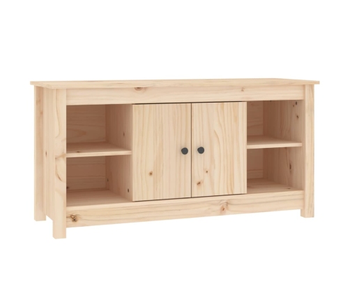 Mueble de TV de madera maciza de pino 103x36,5x52 cm