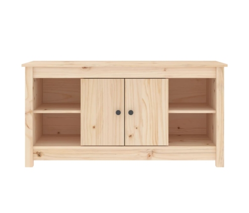 Mueble de TV de madera maciza de pino 103x36,5x52 cm