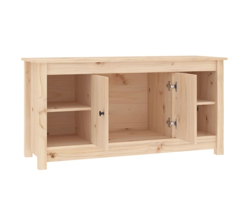 Mueble de TV de madera maciza de pino 103x36,5x52 cm