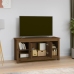 Mueble de TV madera maciza de pino marrón miel 103x36,5x52 cm