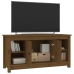 Mueble de TV madera maciza de pino marrón miel 103x36,5x52 cm