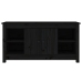 Mueble de TV de madera maciza de pino negro 103x36,5x52 cm