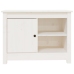 Mueble para TV de madera maciza de pino blanco 70x36,5x52 cm