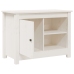 Mueble para TV de madera maciza de pino blanco 70x36,5x52 cm