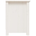 Mueble para TV de madera maciza de pino blanco 70x36,5x52 cm