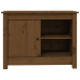 Mueble de TV madera maciza de pino marrón miel 70x36,5x52 cm